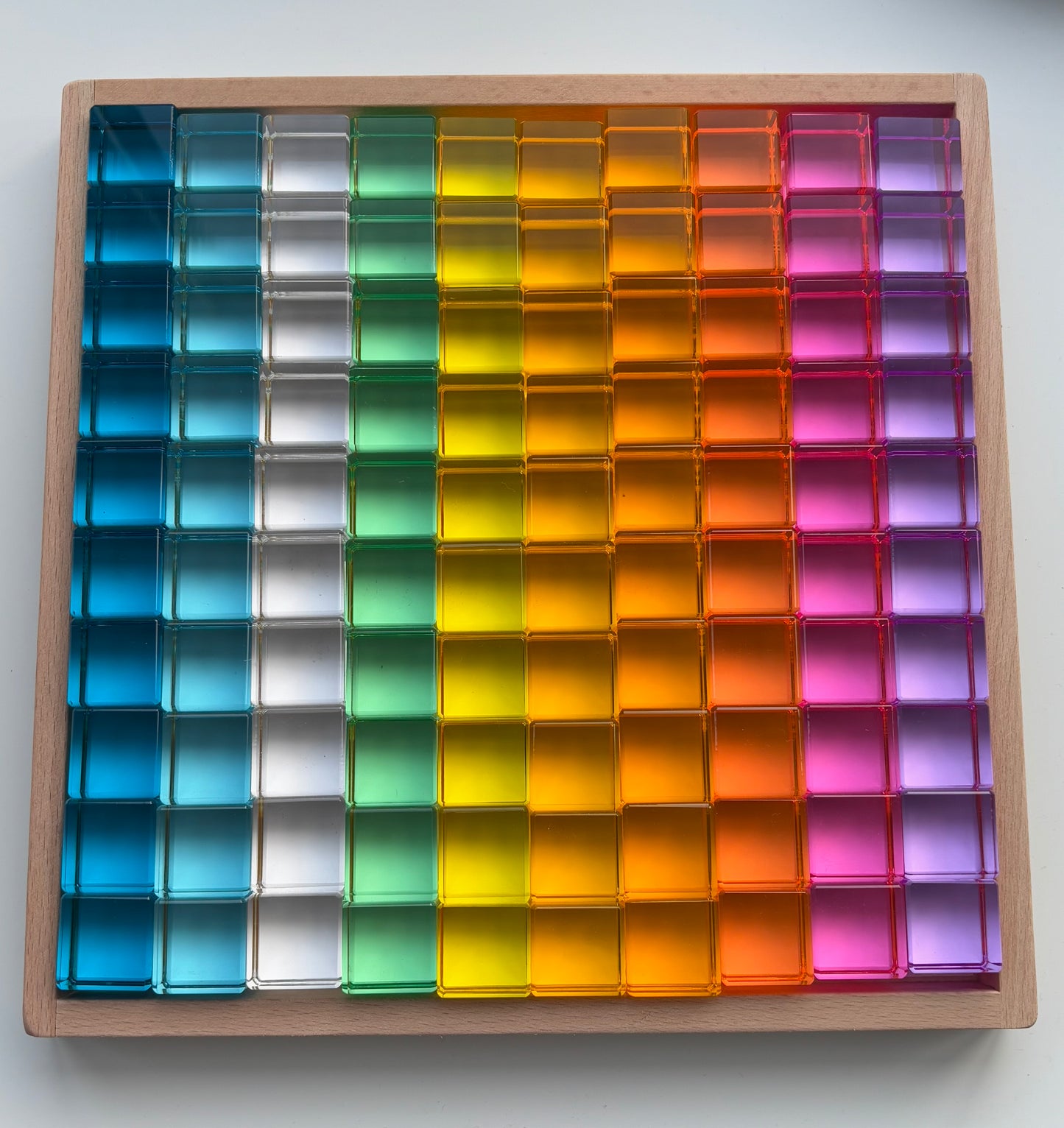 Pastel Cube Building Blocks