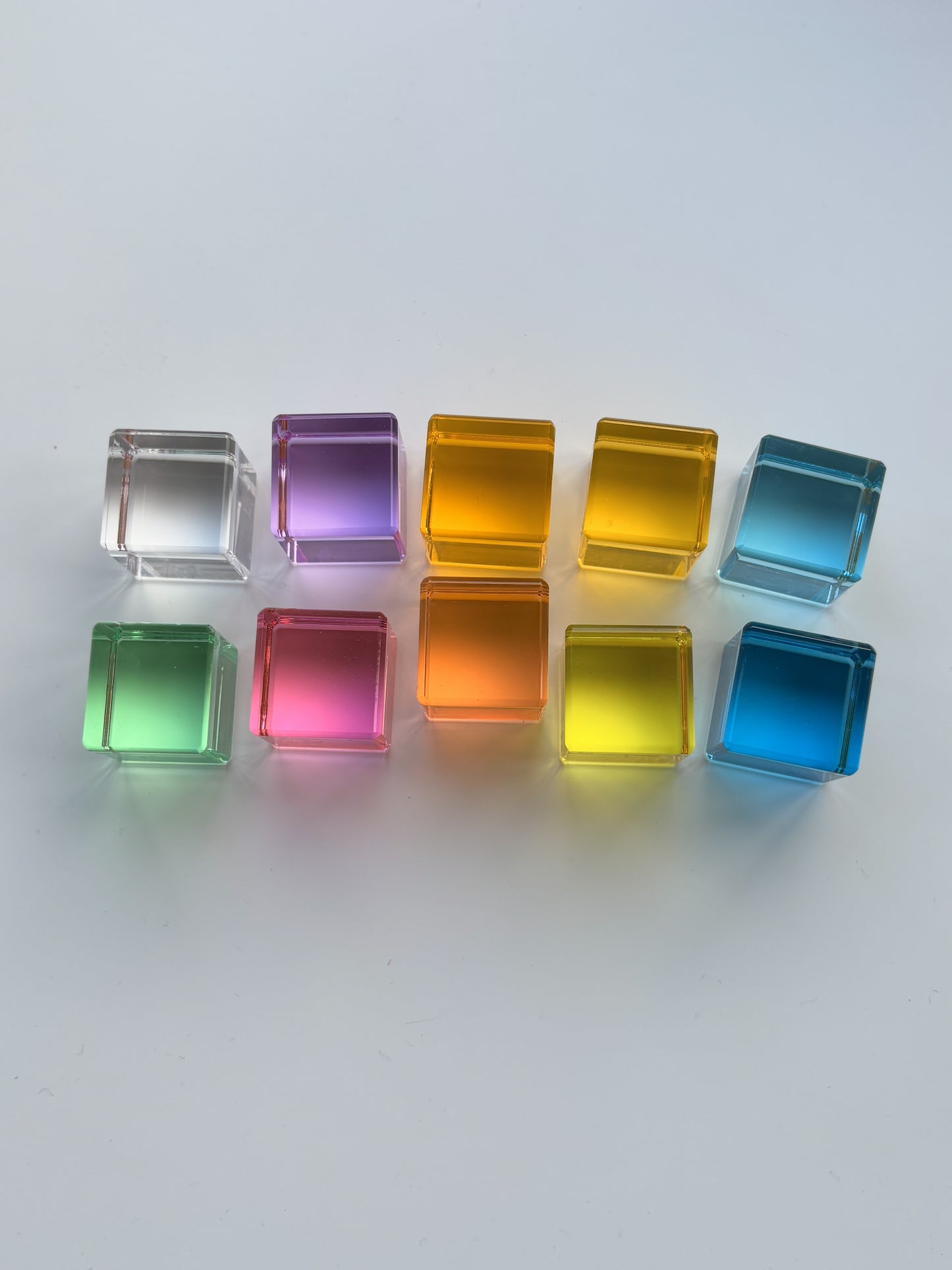 Pastel Cube Building Blocks