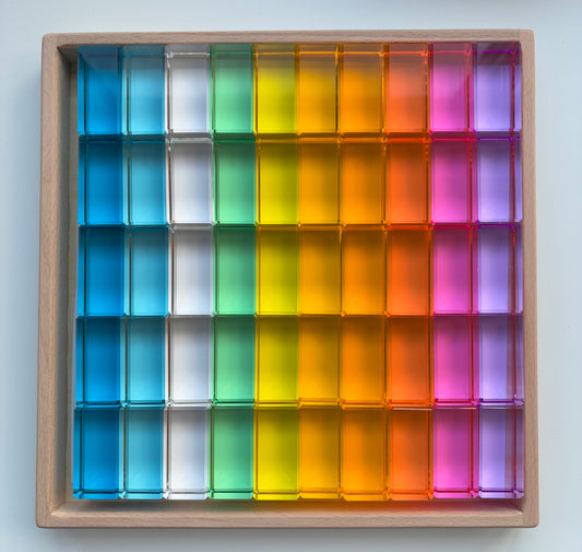Pastel Rectangle Building Blocks