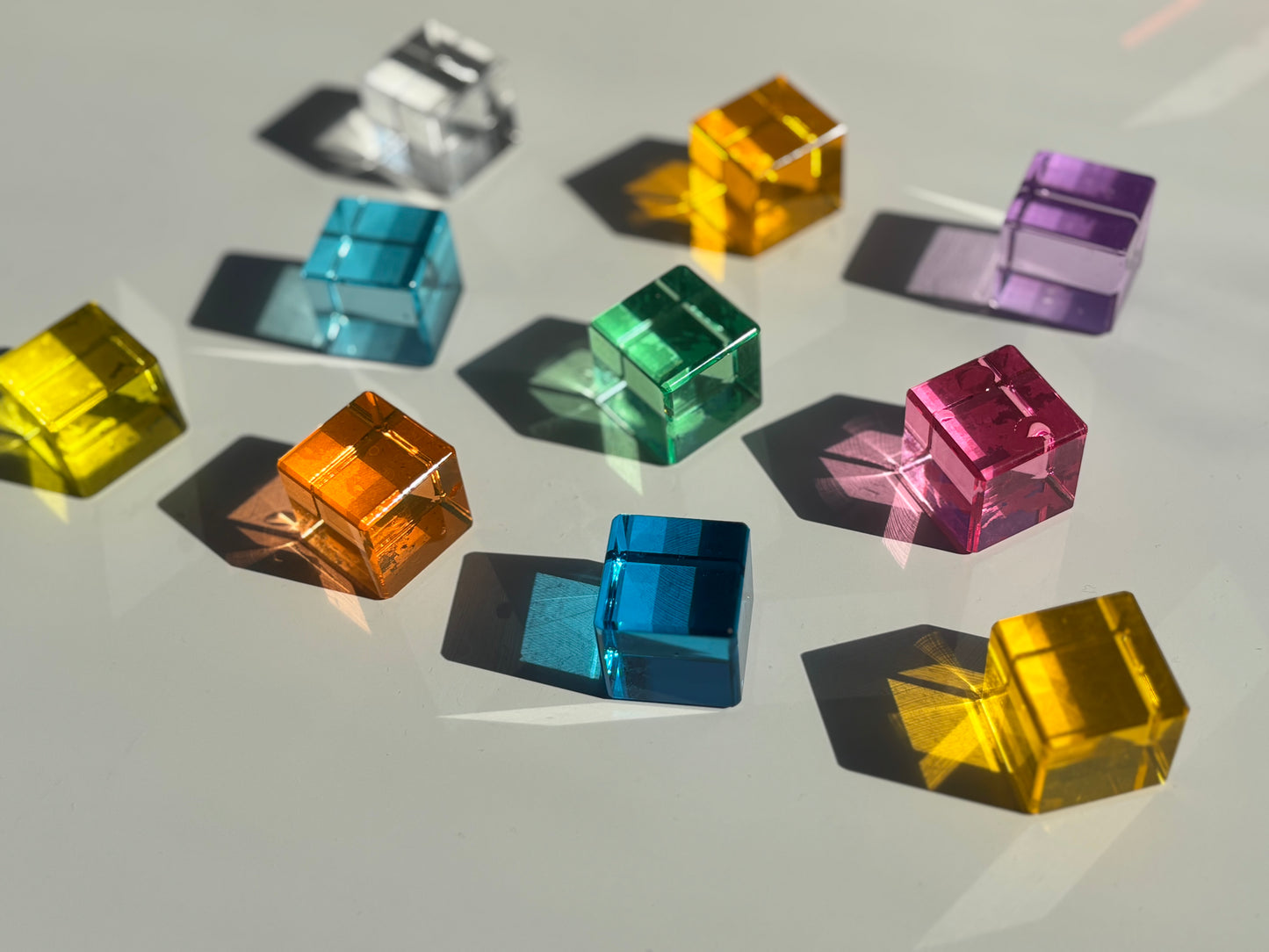 Pastel Cube Building Blocks