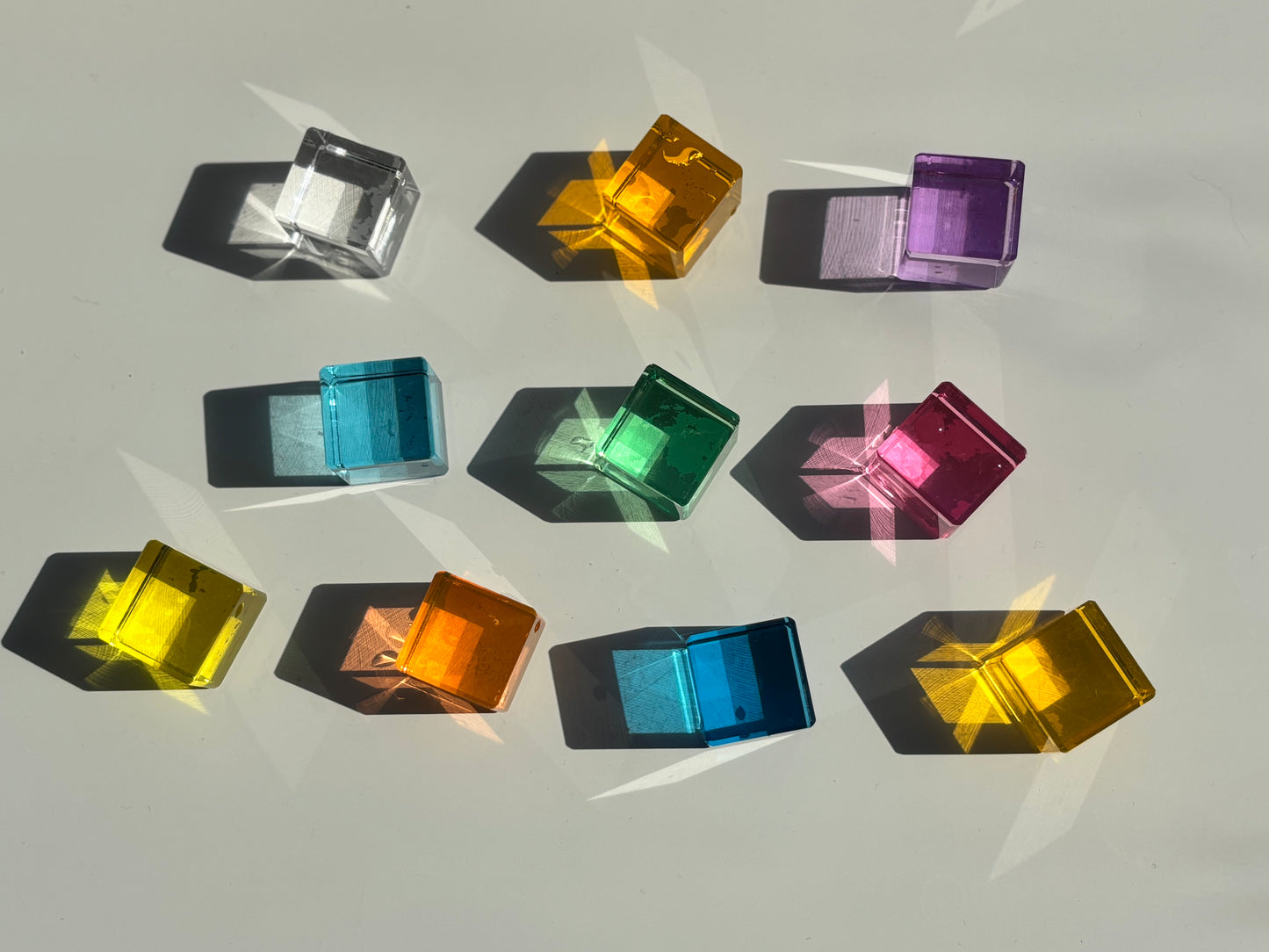 Pastel Cube Building Blocks