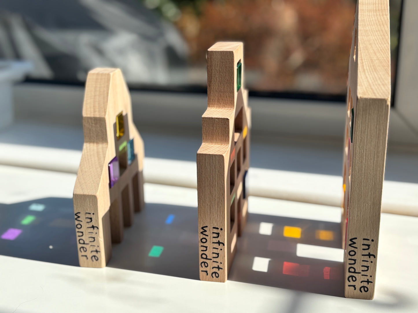 Rainbow Cube Building Blocks
