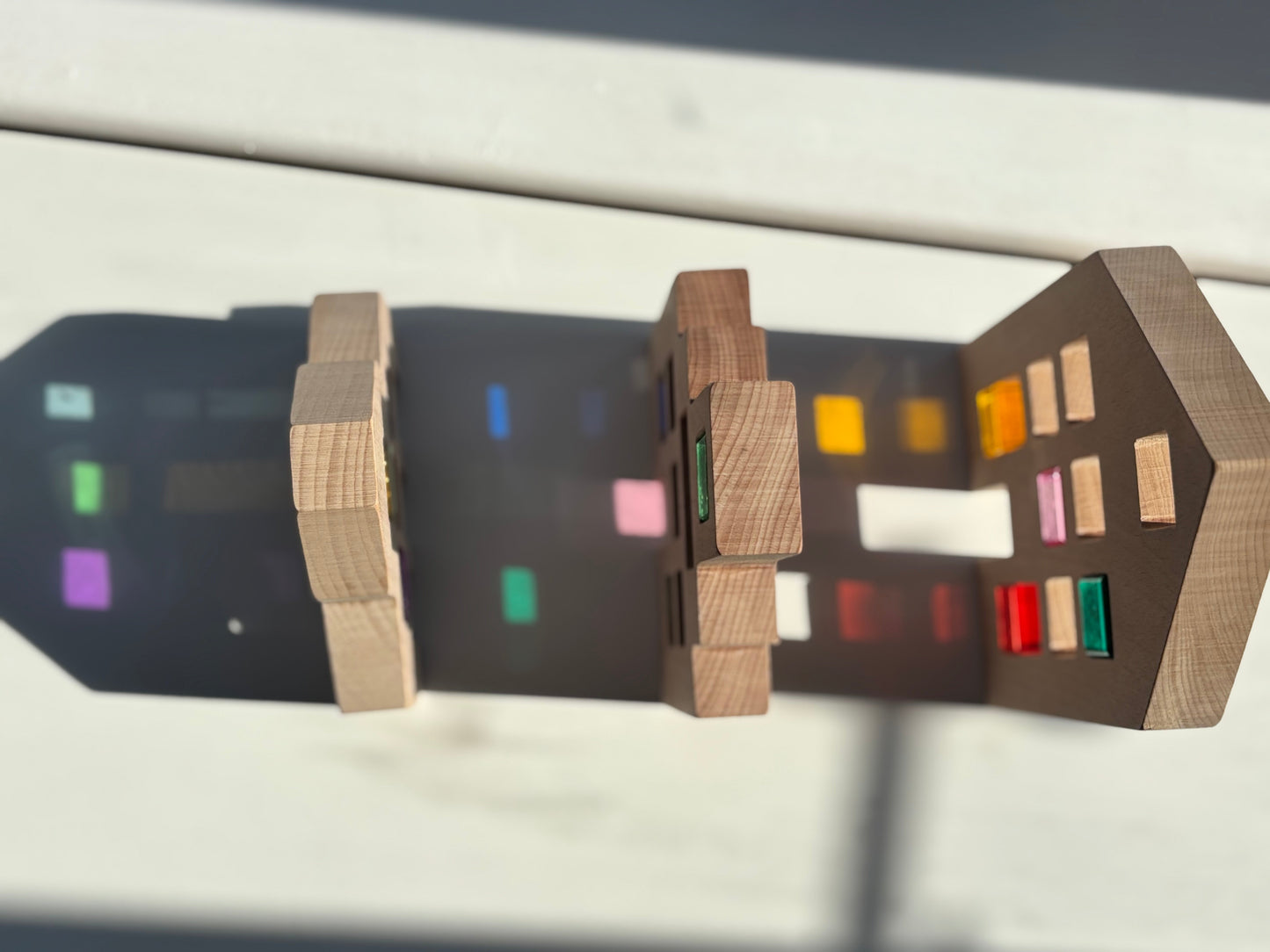 Rainbow Cube Building Blocks